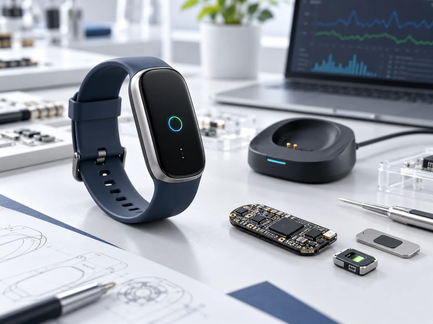 Wearable device and precision electronics in development