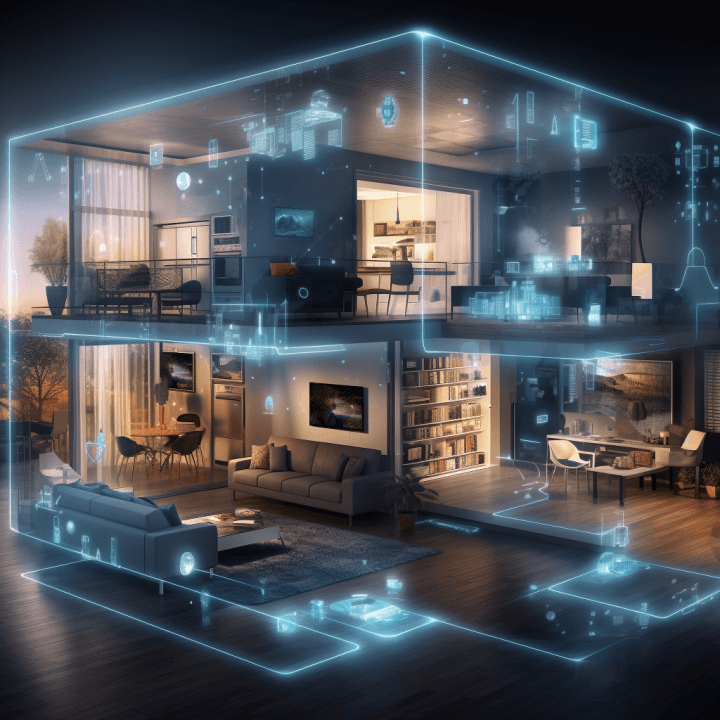 Smart-home connected control application