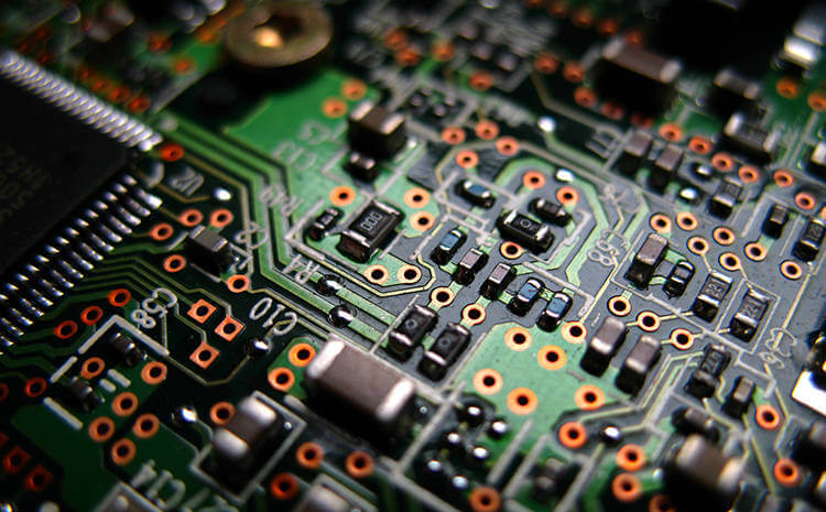 SMD Components on PCB