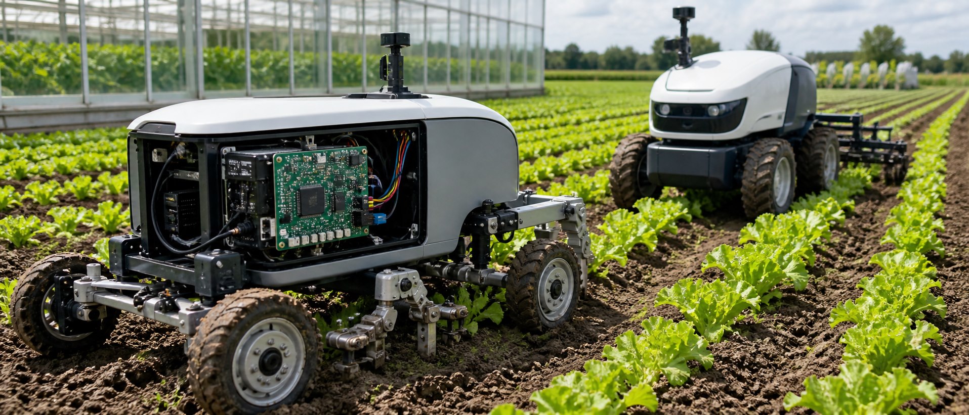 Autonomous agricultural robot PCBA applications