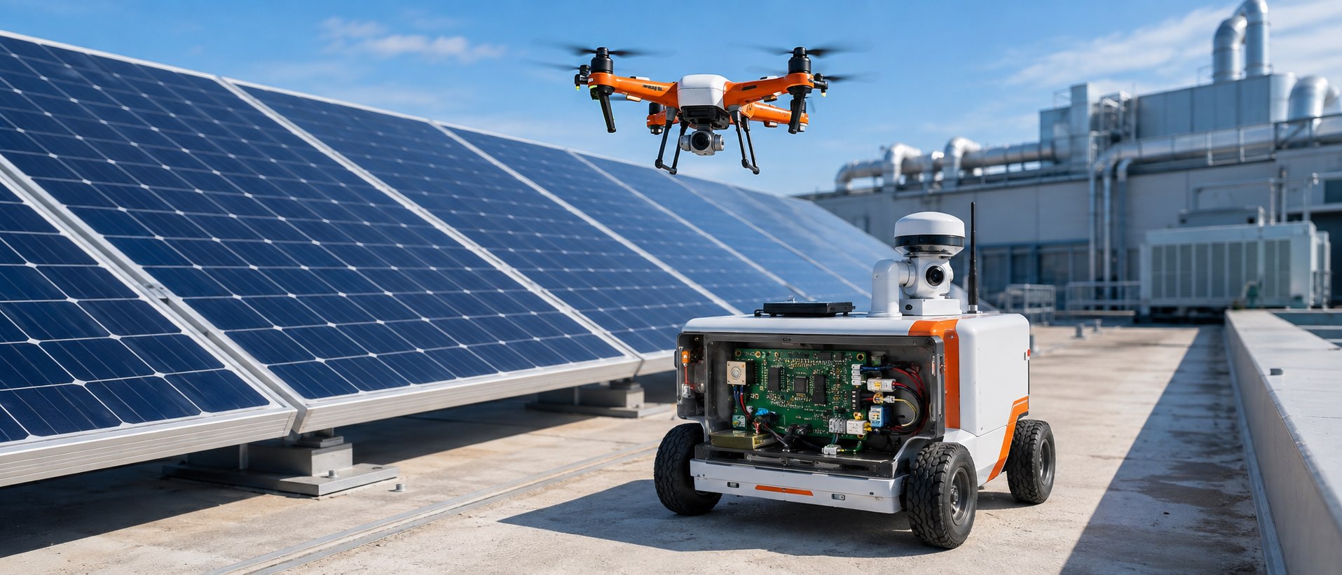 Civilian inspection drone and mobile robot electronics