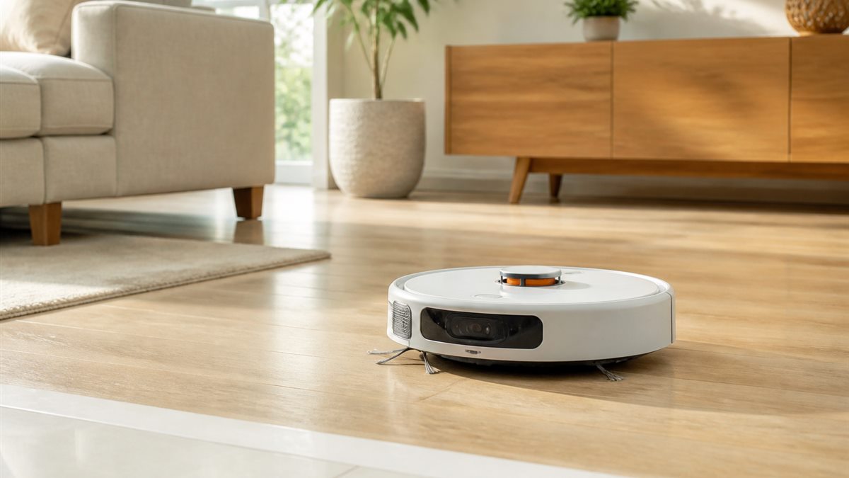 Autonomous consumer floor cleaning robot