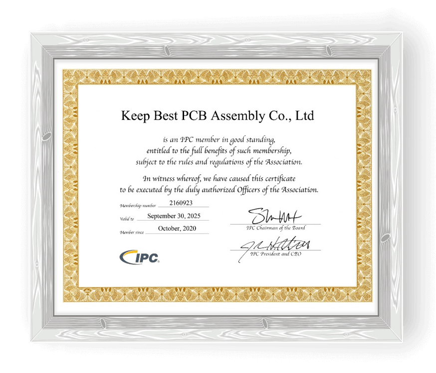 IPC membership certificate