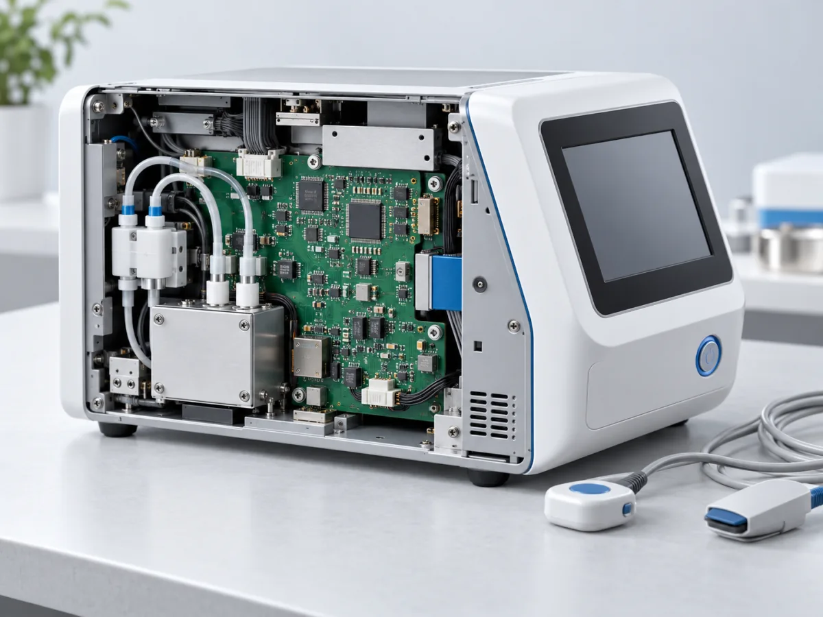 Medical equipment and circuit board · concept illustration